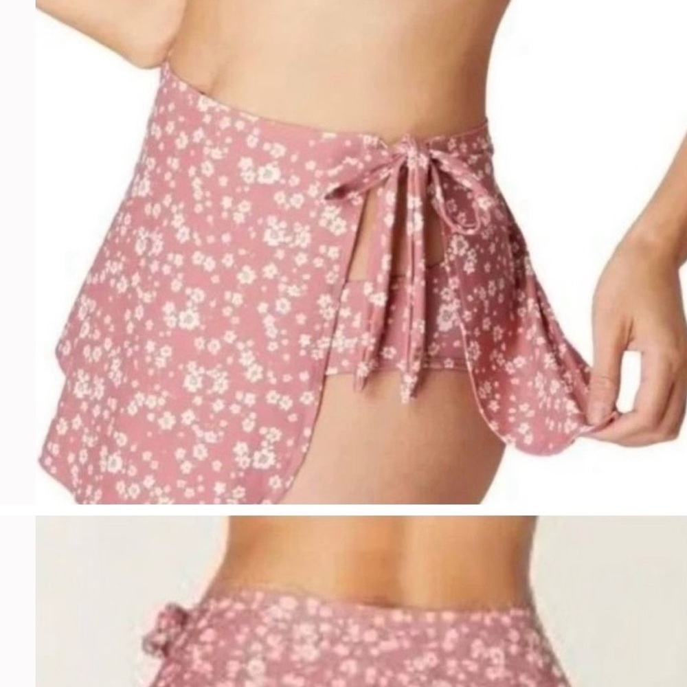 Andie Swim The Sarong Bottom Ditsy Floral Rose XS